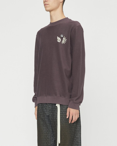 Song for the Mute Slim Crew Neck Pullover - Dark Purple outlook