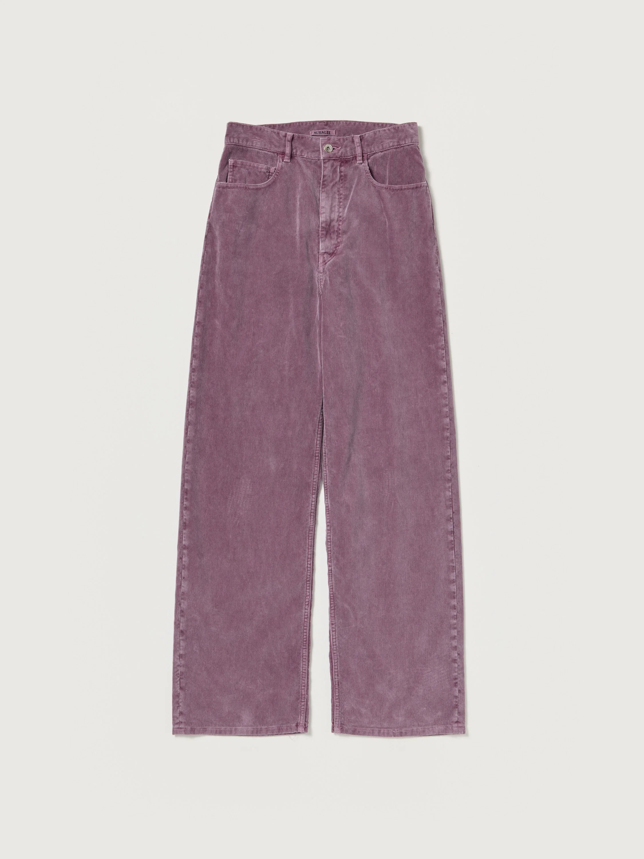 GARMENT-DYED FINX CORDUROY 5P WIDE PANTS - 1