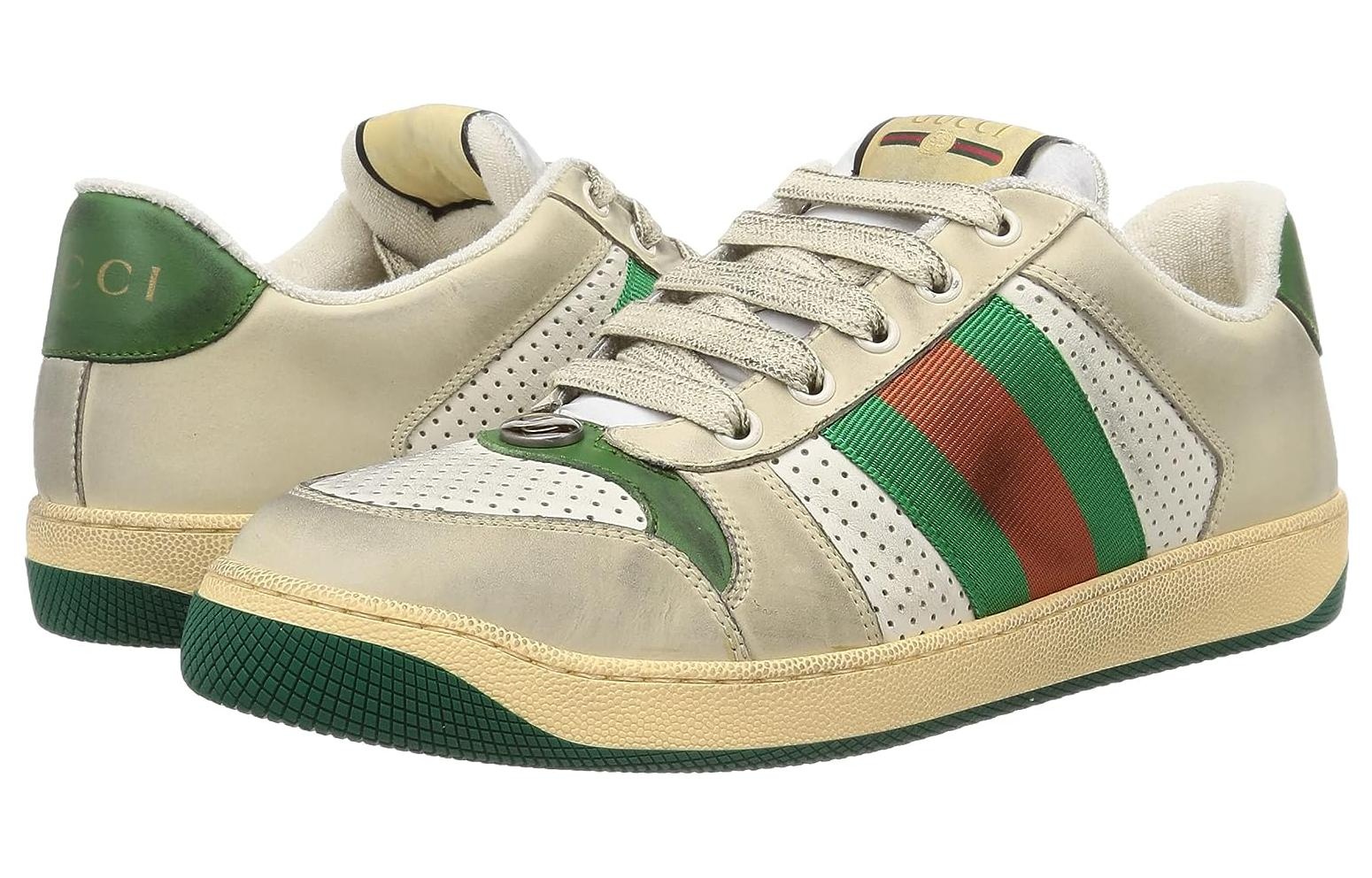 Gucci Screener Distressed 'Green Orange' 546163-0YI20-9582 - 4