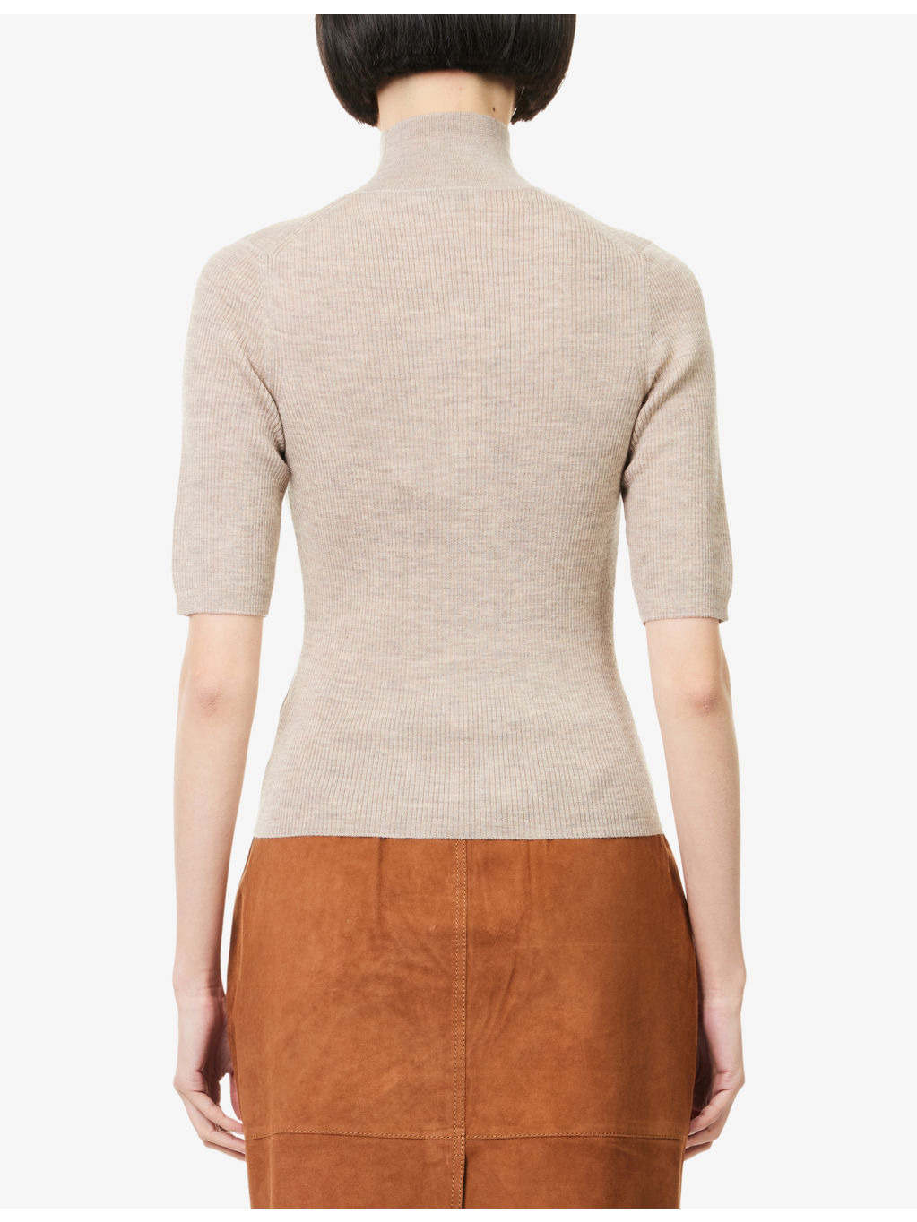 Alastair Short-Sleeves Wool Jumper - 4