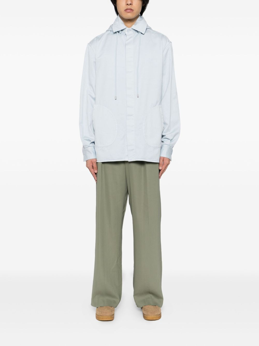 logo-embroidered trousers - 2