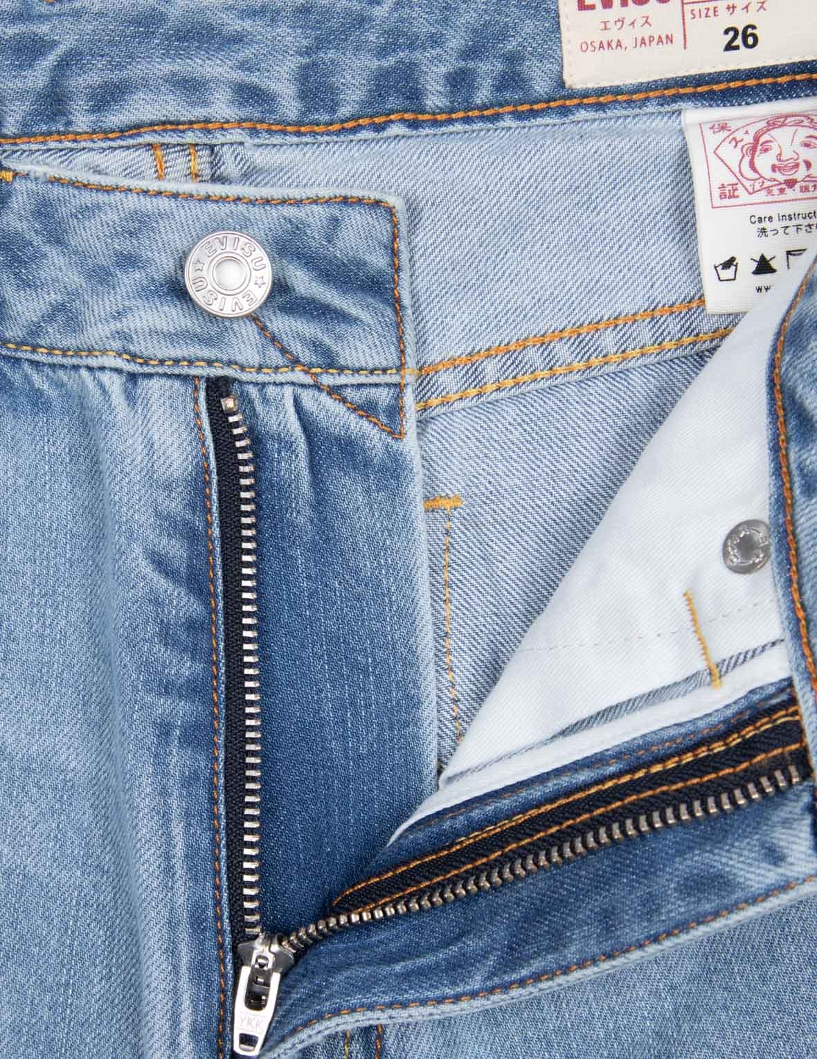 SEAGULL APPLIQUE EMBROIDERY TAPER JEANS - 9