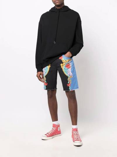 VERSACE JEANS COUTURE graphic print shorts outlook