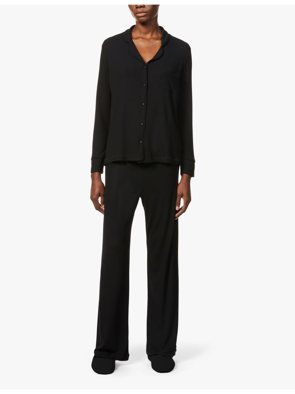 Soft Lounge stretch-jersey pyjama set - 2