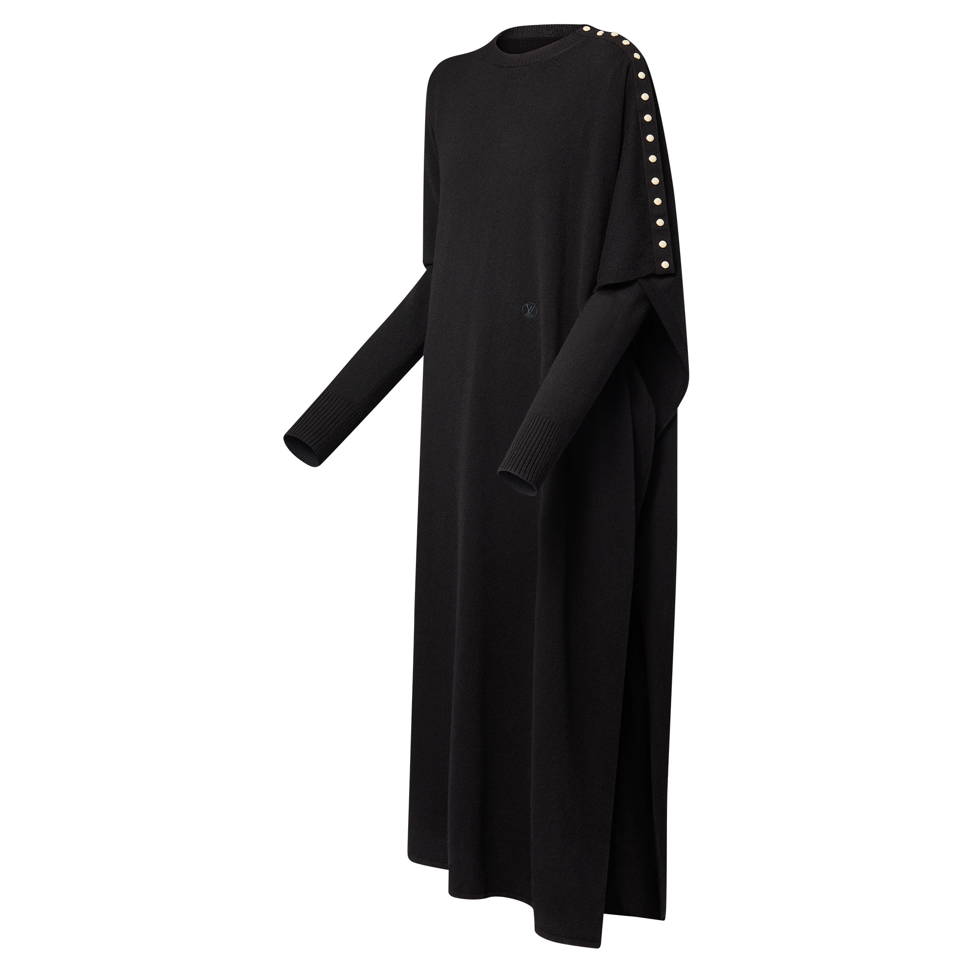 Asymmetrical Cashmere Knit Dress - 2