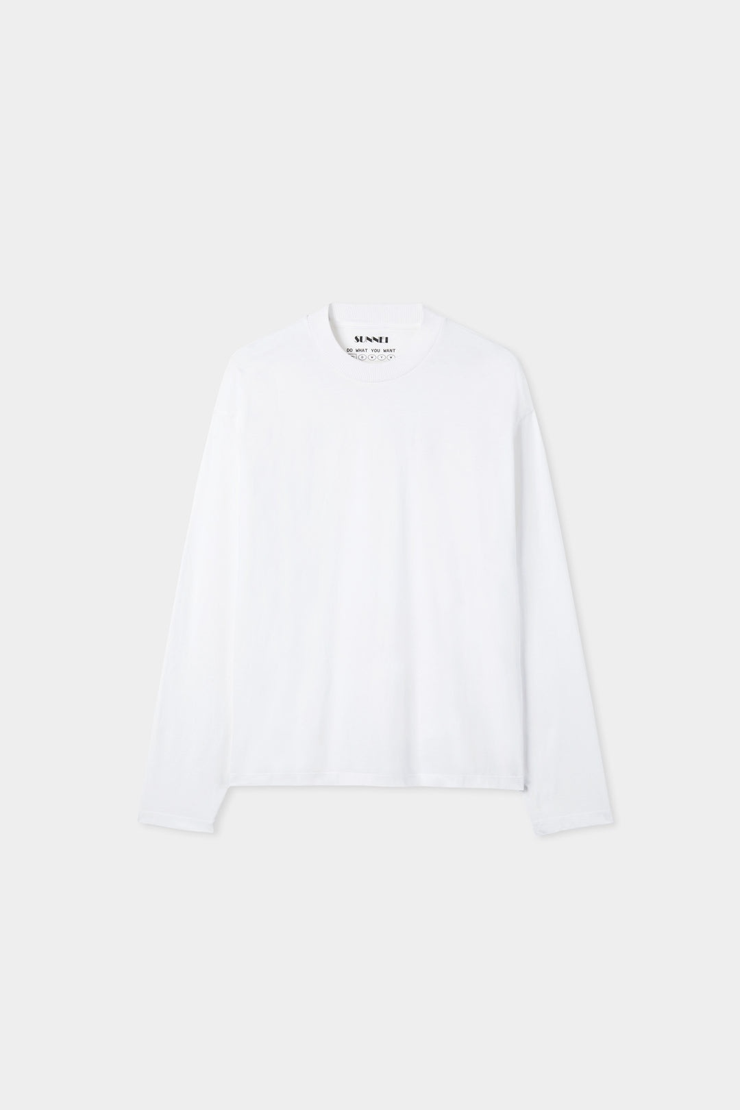 DWYW LONGSLEEVE T-SHIRT / white - 1