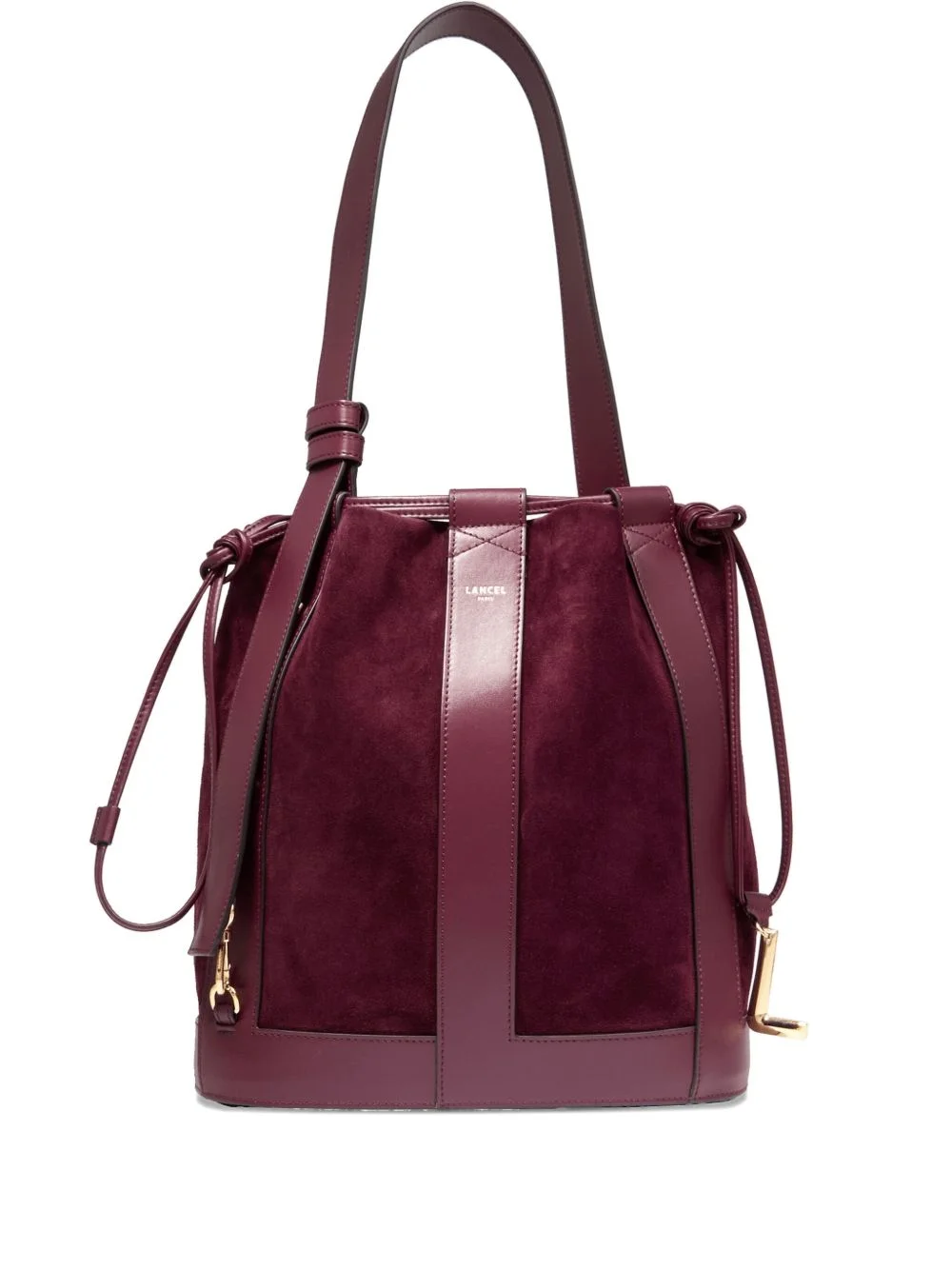 medium Elles suede bucket bag - 1