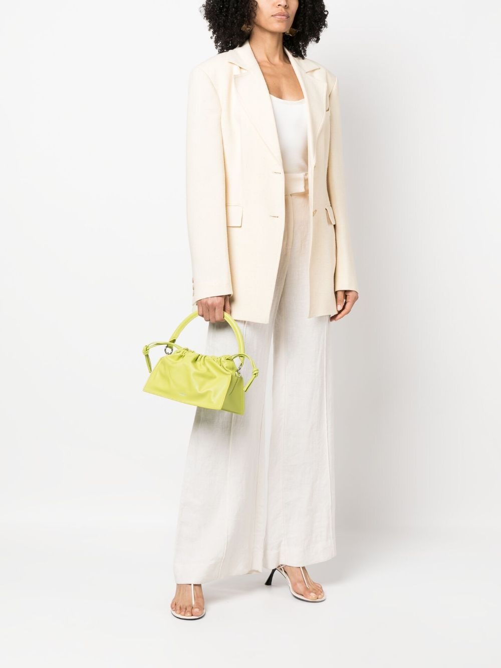 Baton leather shoulder bag - 2