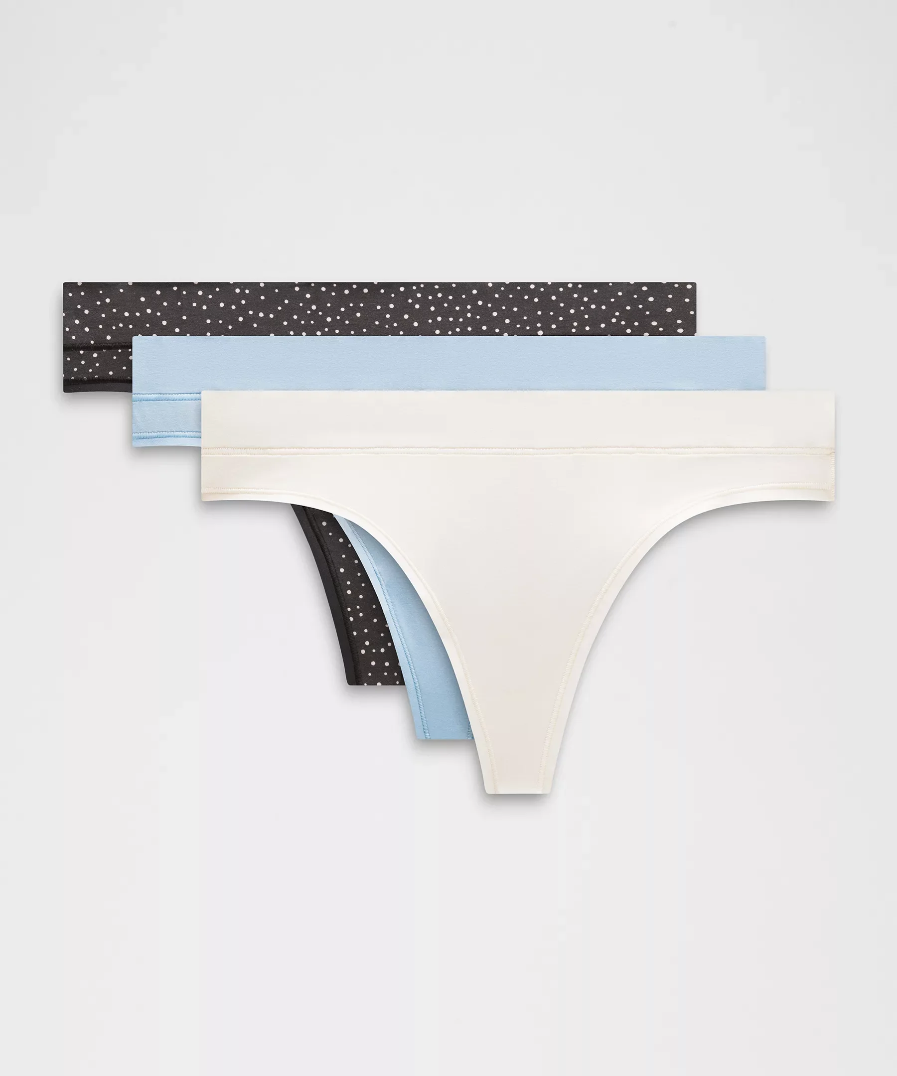 UnderEase Mid-Rise Thong Underwear *3 Pack - 1