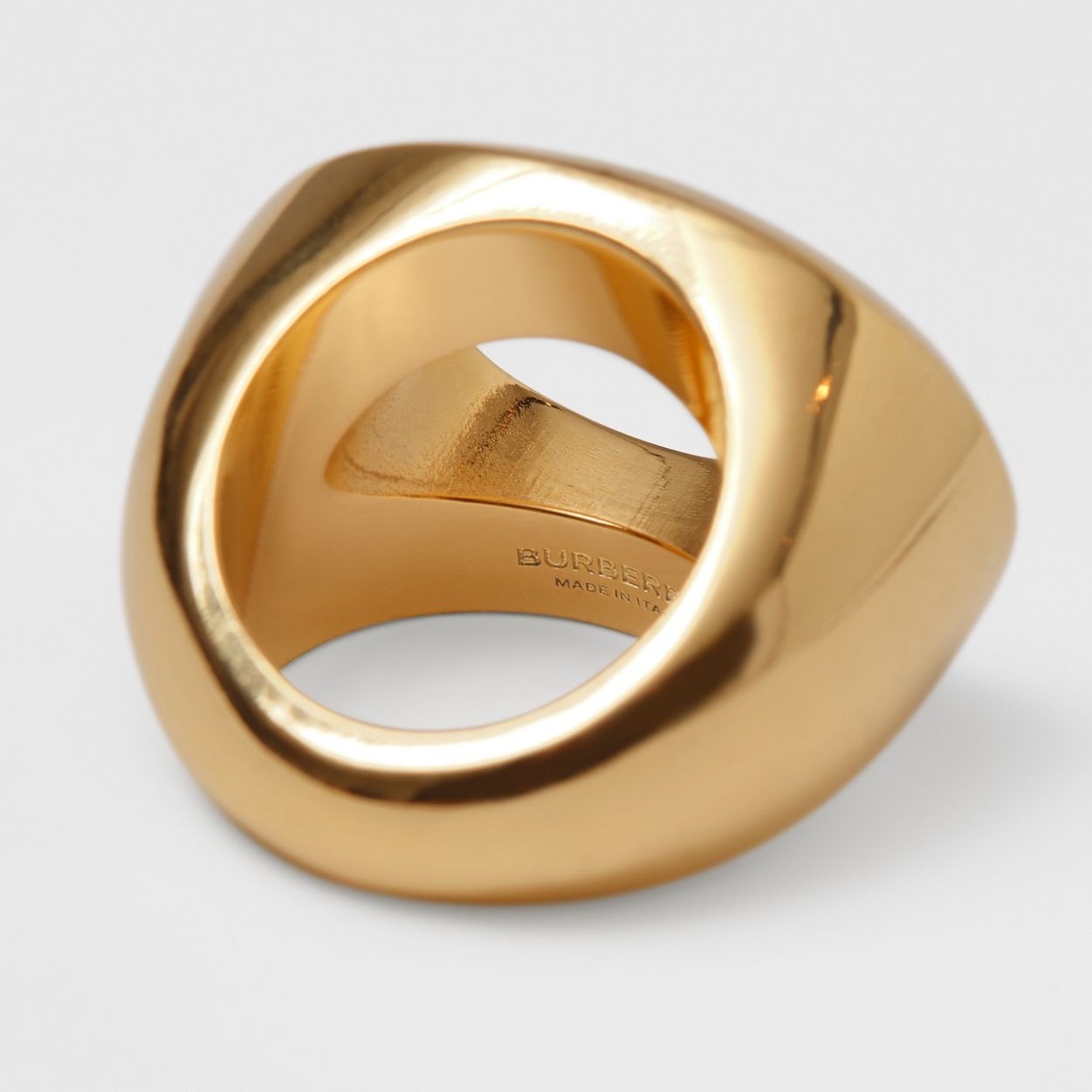 Gold-plated Cut-out Detail Ring - 2
