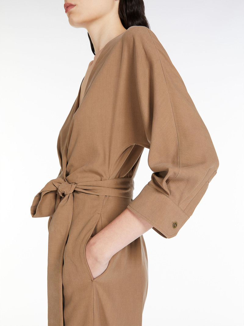 GATTONI Silk canvas jumpsuit 5