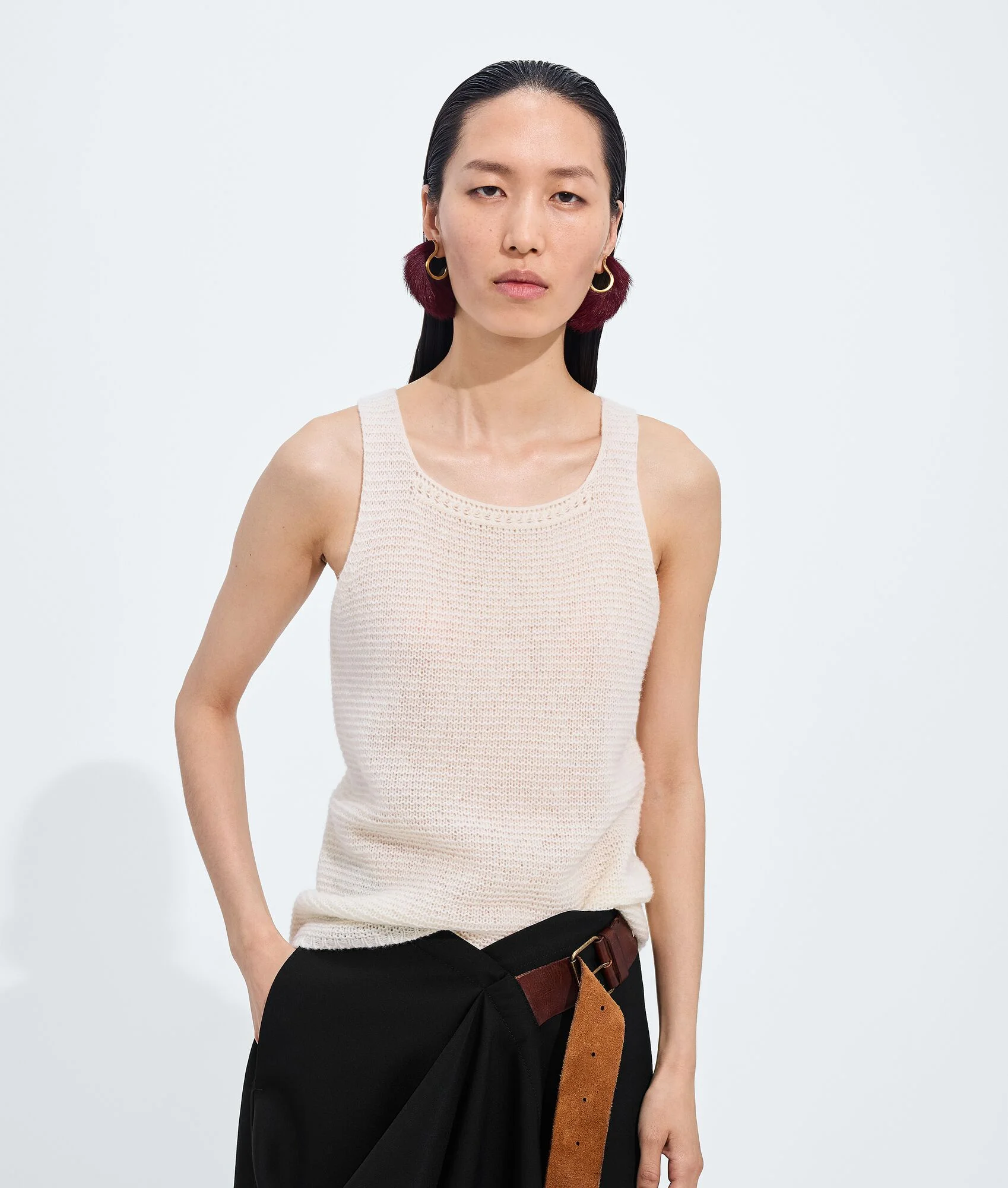 Shetland Wool Tank Top - 1