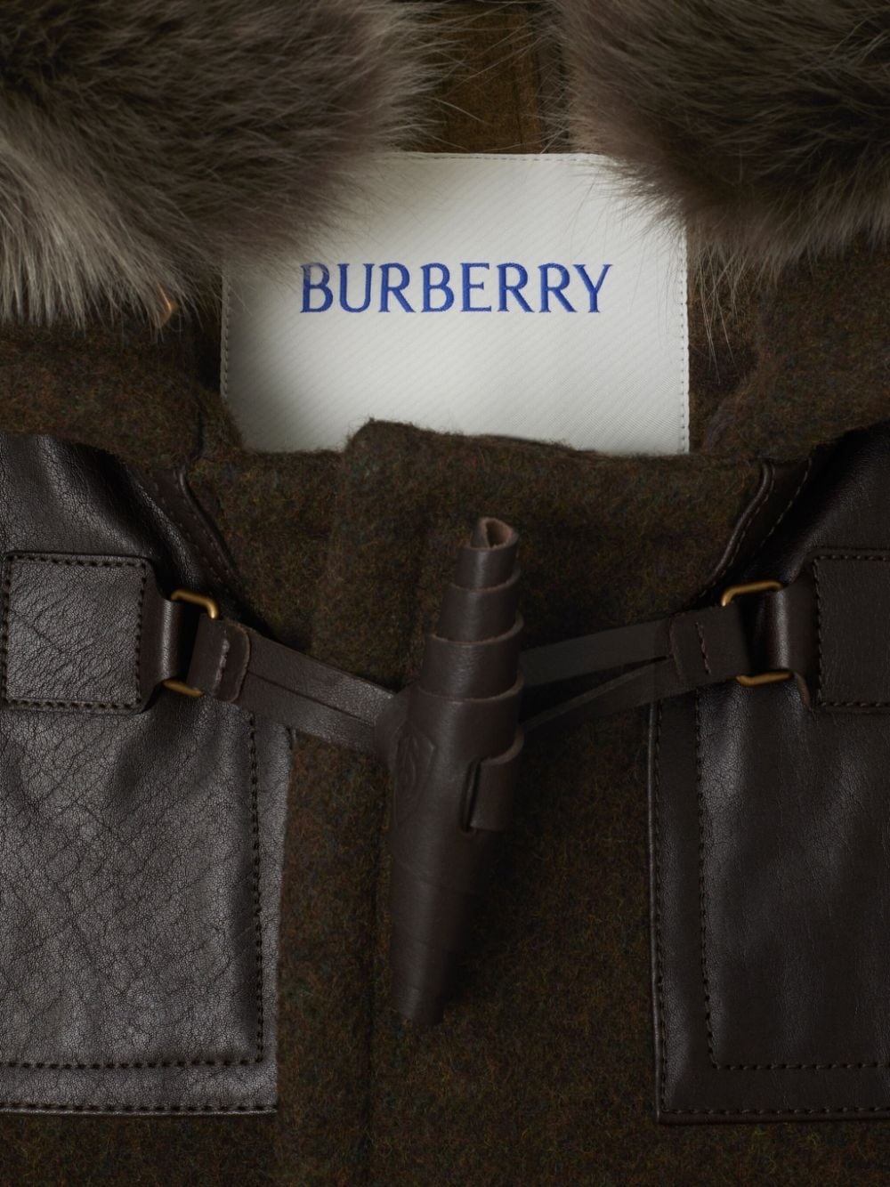 wool duffle jacket - 2
