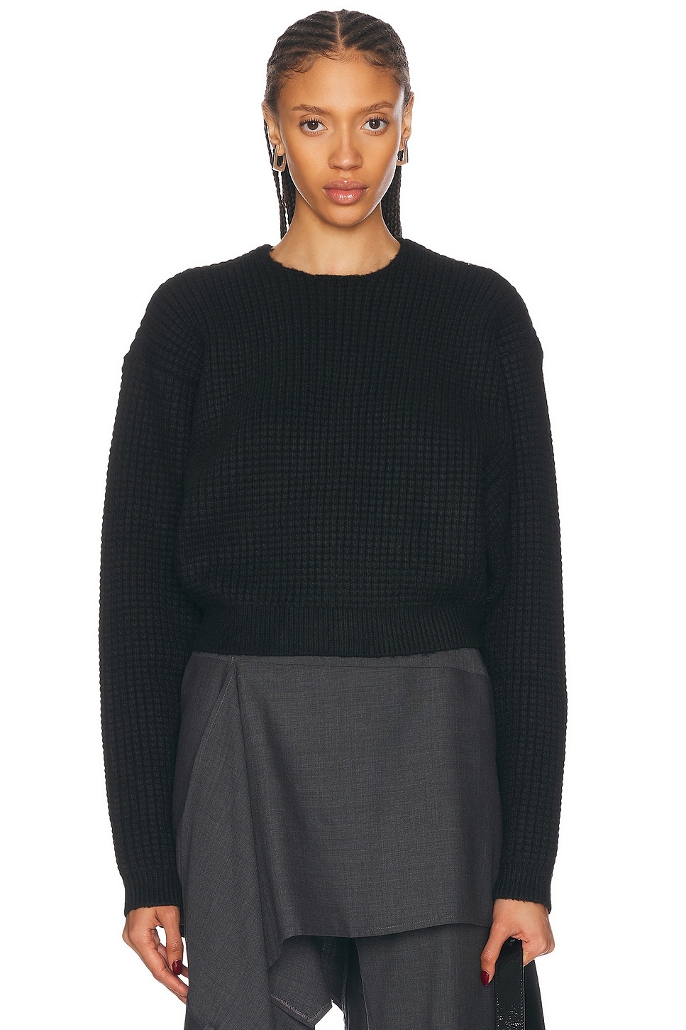Cropped Crewneck Sweatshirt - 1