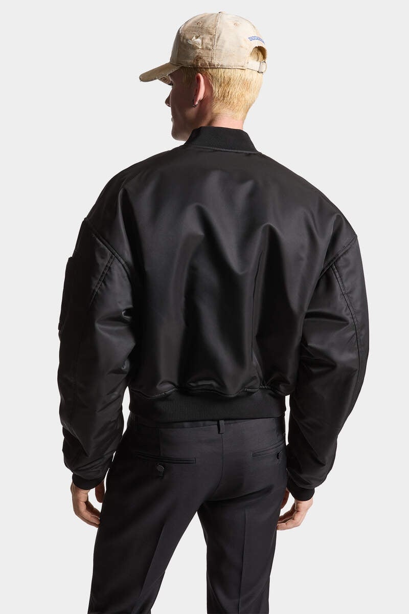 80'S NYLON BOMBER JACKET - 4