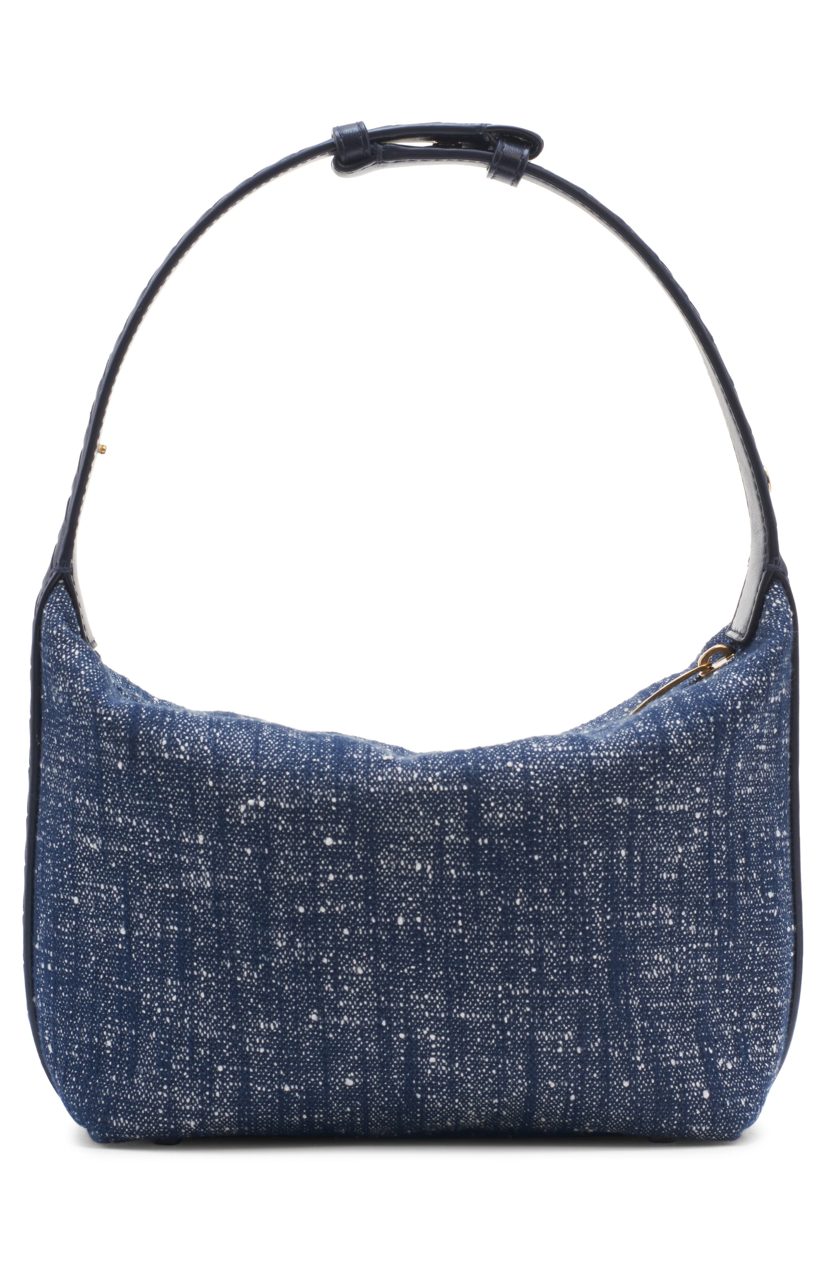 Bottega Veneta Mini Wallace Denim Bouclé Shoulder Bag in Navy-Whit/Spa/Spa-Mb at Nordstrom - 3