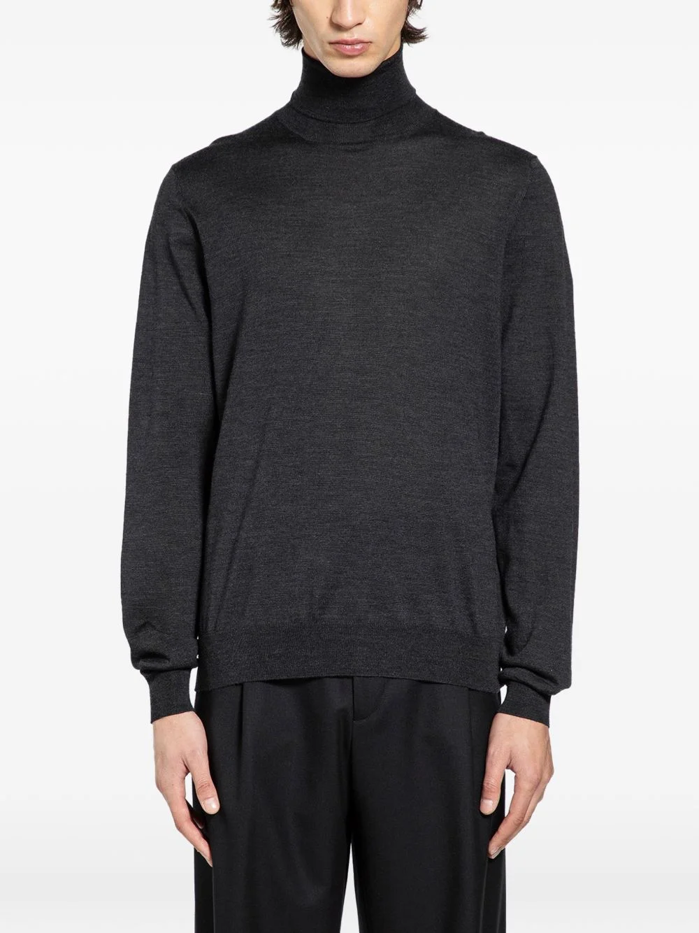 turtleneck wool sweater - 1