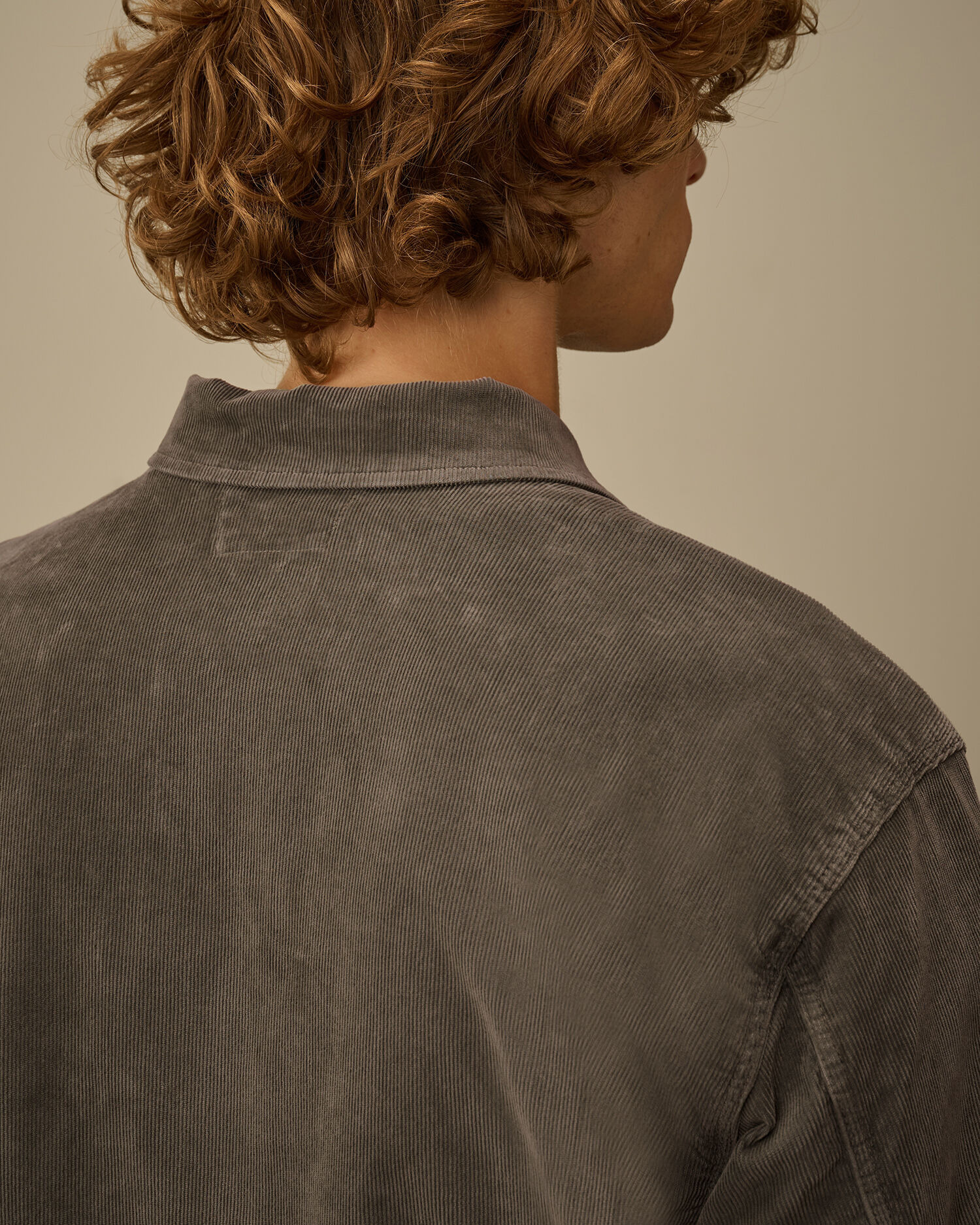 Corduroy Lens Button Overshirt - 6
