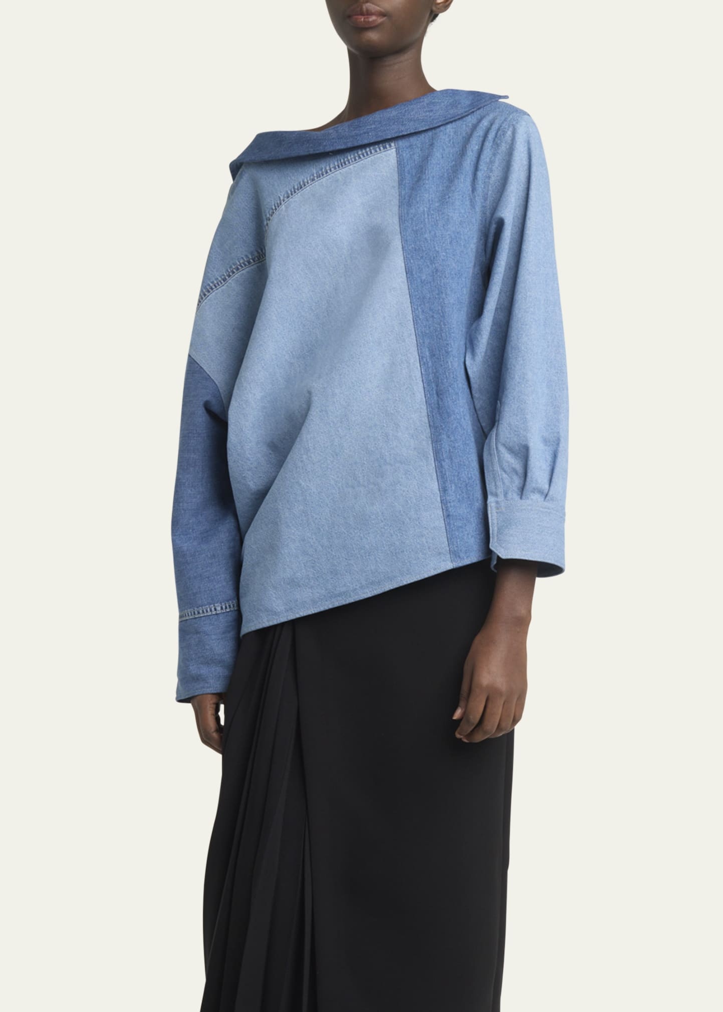 Denim Back-To-Front Shirt - 4