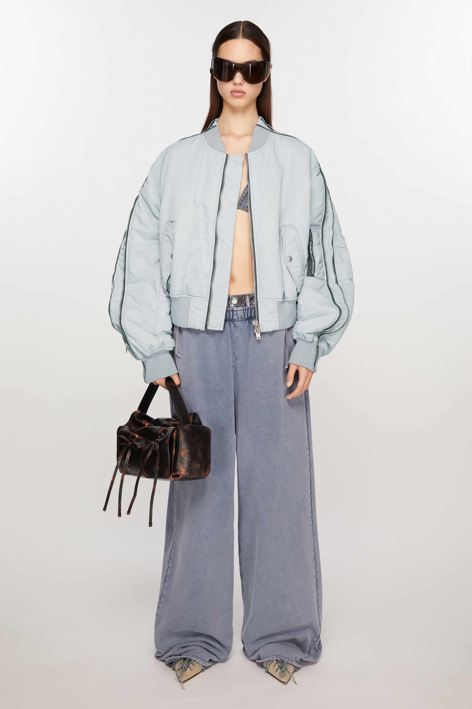 Bomber jacket - Powder blue - 2