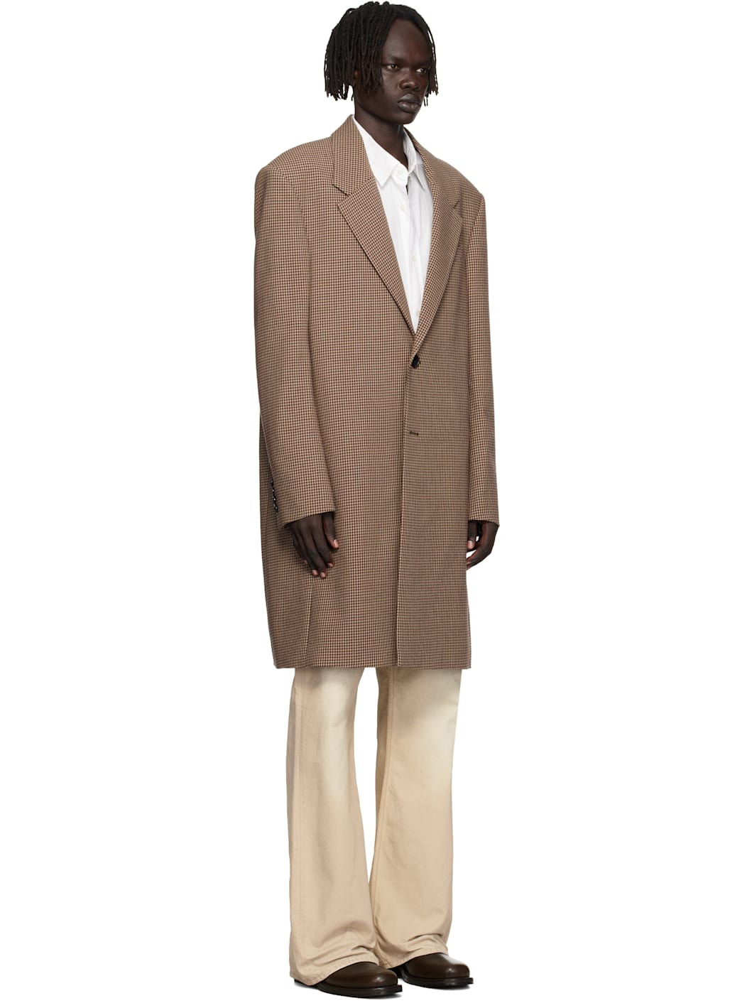Brown Wool Coat - 2