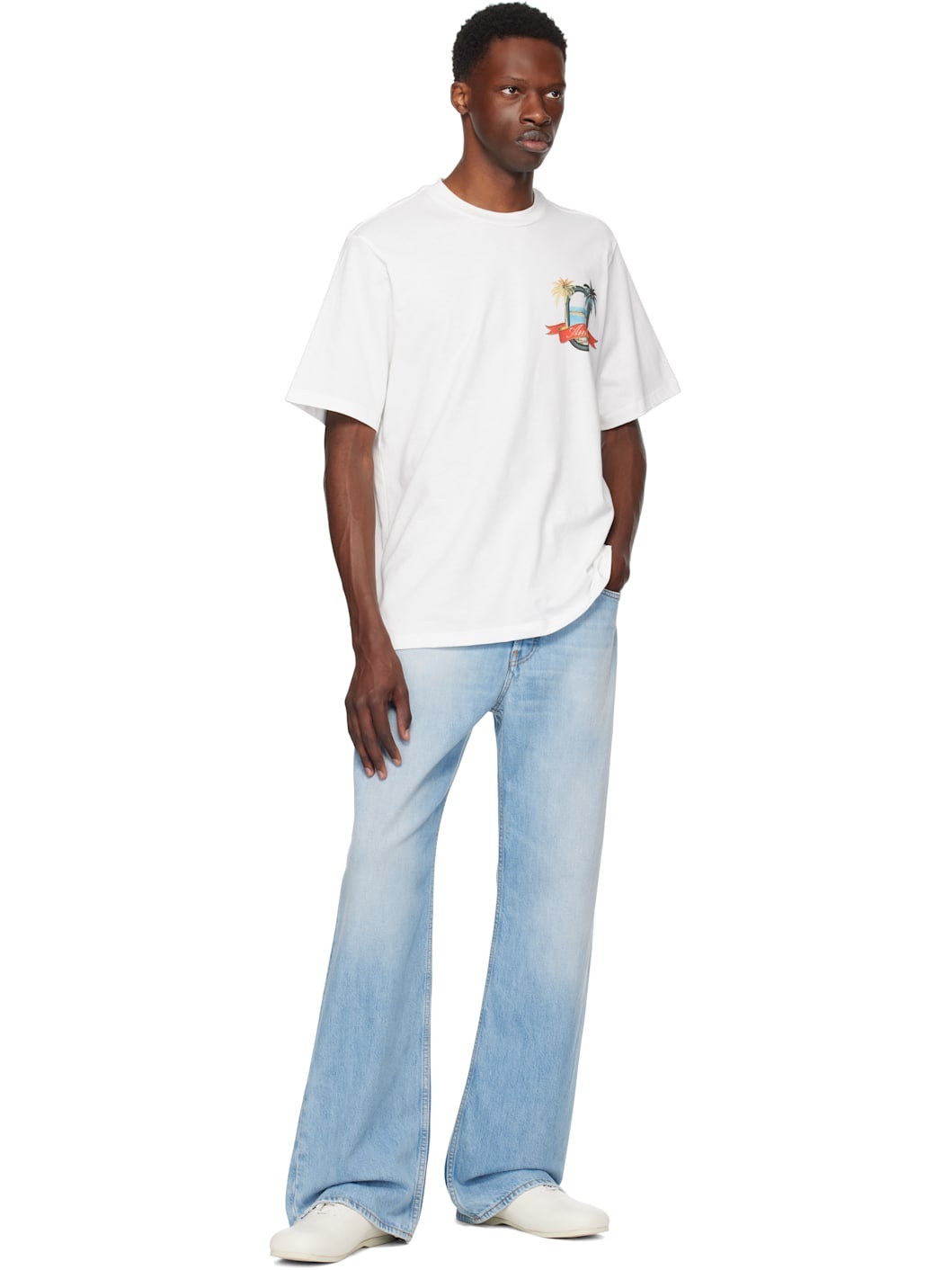 White 'AMIRI Paradise' T-shirt - 4