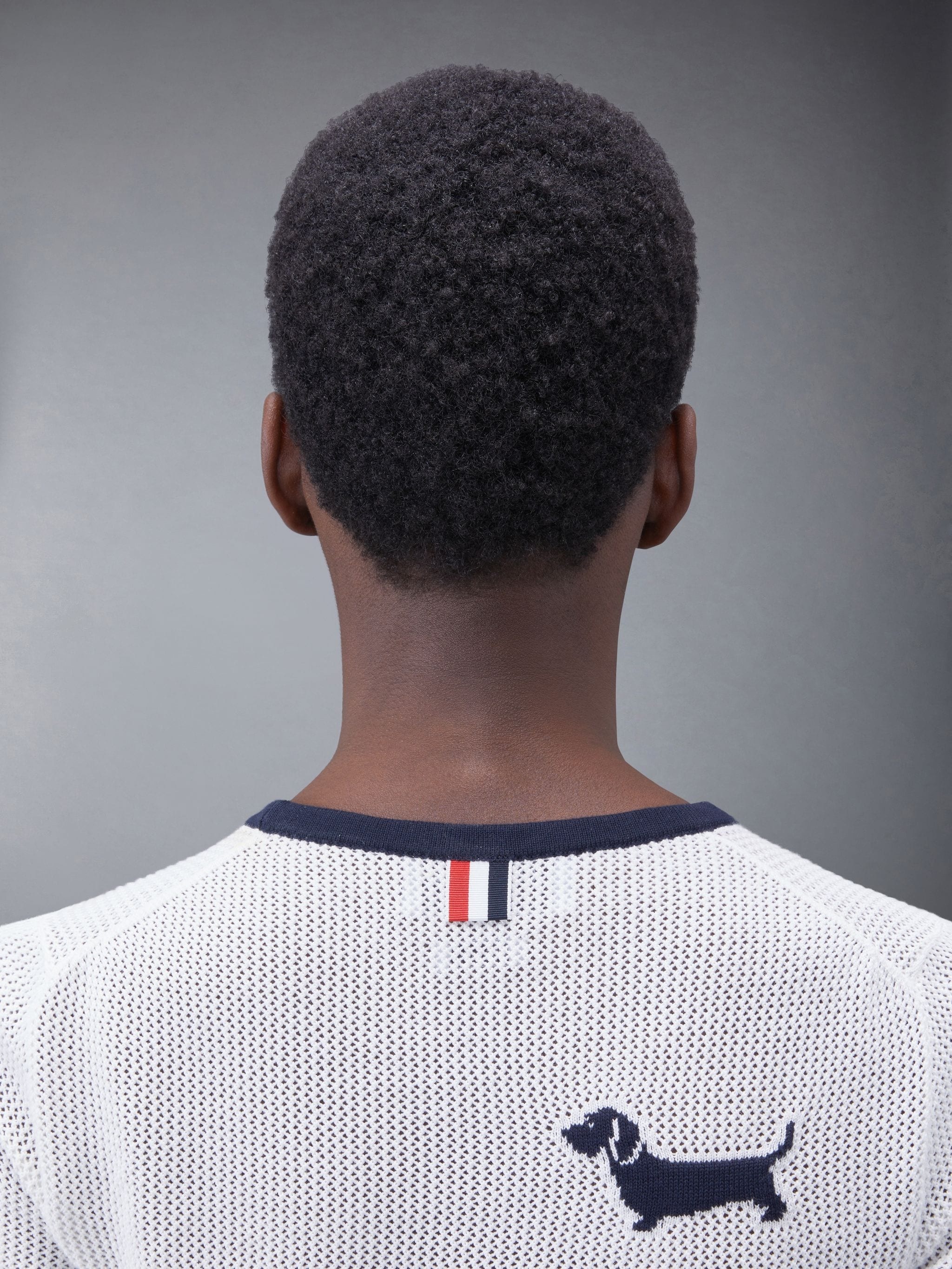Cotton Crewneck Pointelle Hector Tee - 6