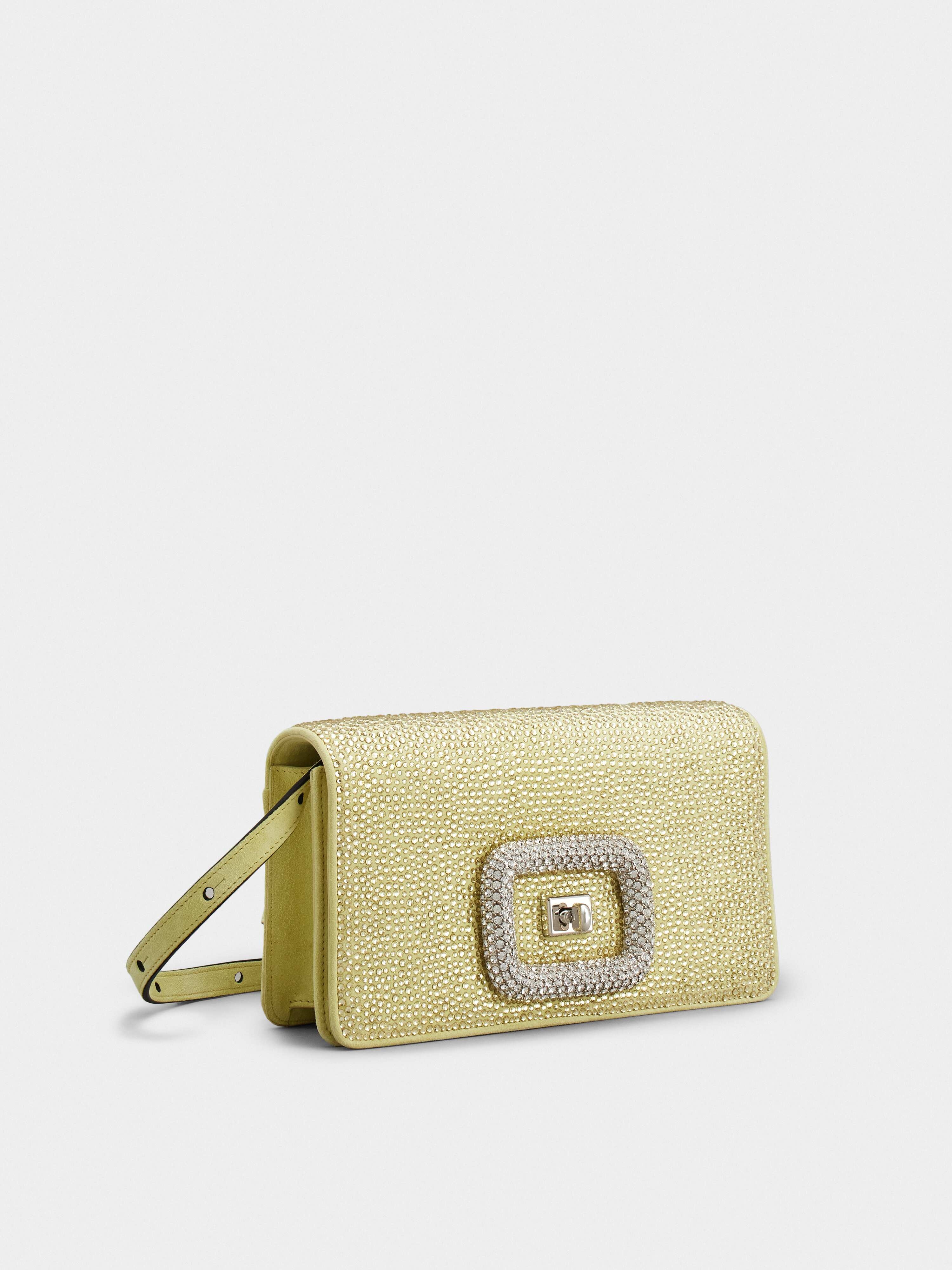 Viv' Choc Bling Bling Mini Bag in Suede - 3