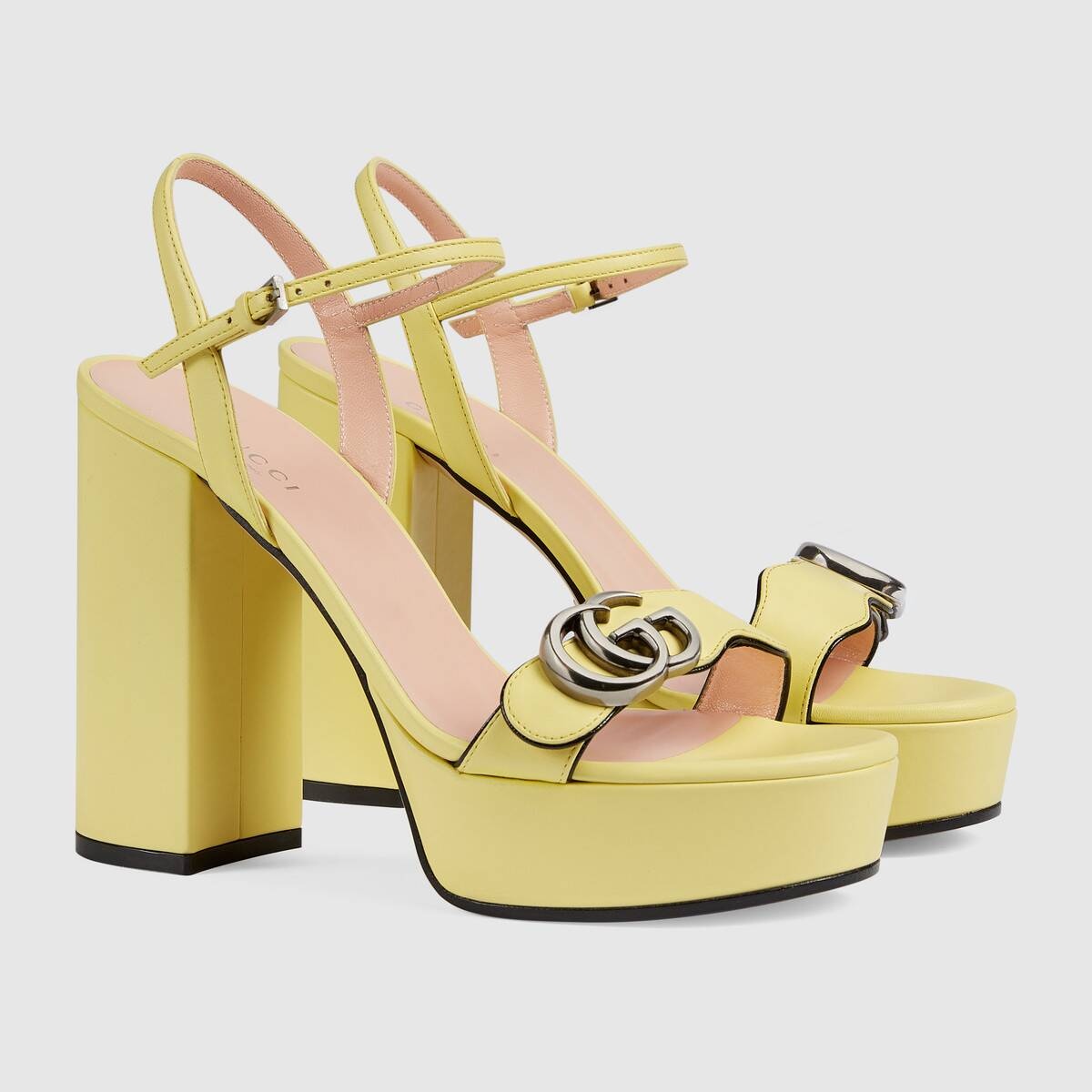 Women's platform sandal with Double G - 2