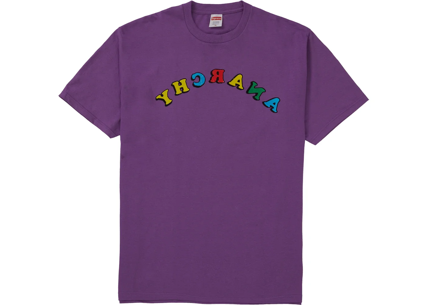 Supreme Jamie Reid Anarchy Tee Purple - 1