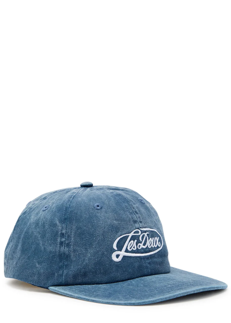Les Deux Dad Logo-embroidered Washed Cotton cap - 1