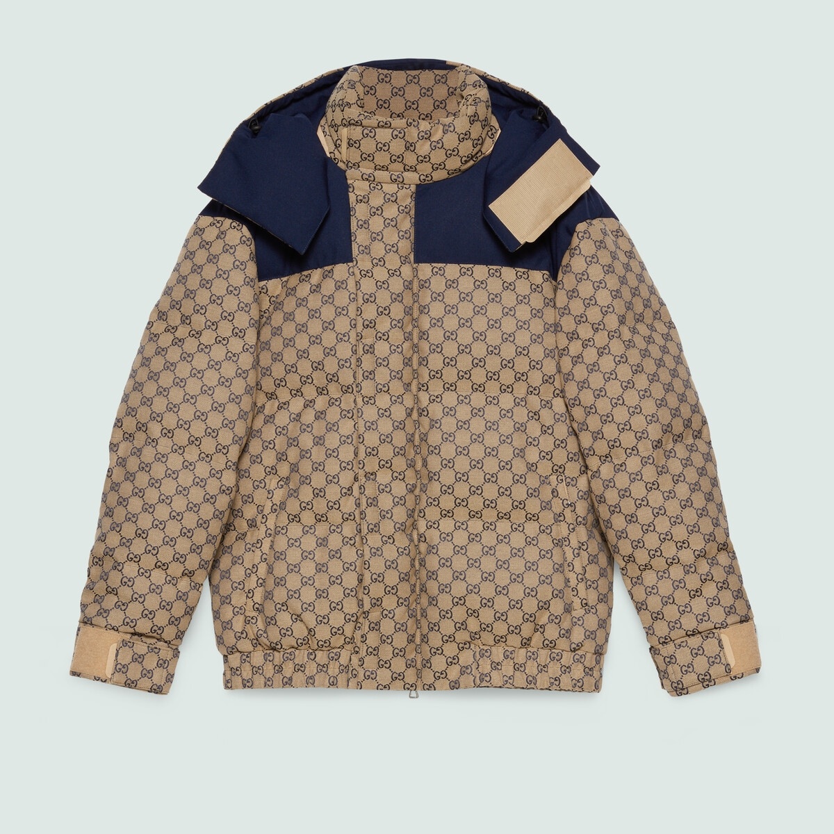 GG canvas goose down jacket