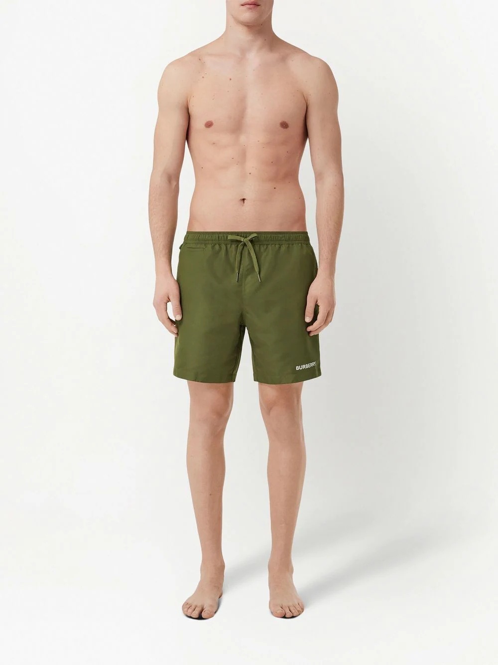 logo-print swim shorts - 2