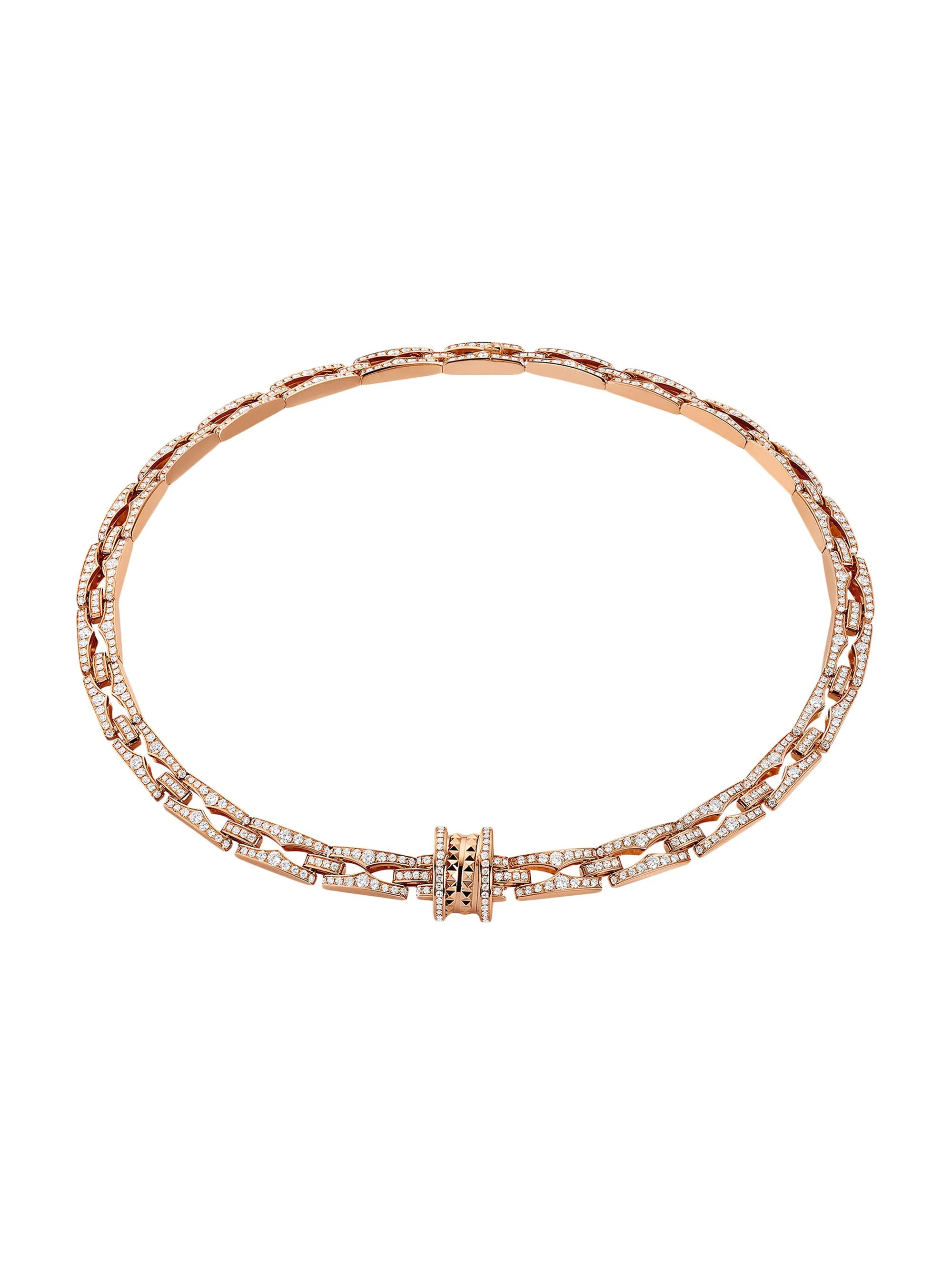 Women's B. Zero1 18K Rose Gold & 7.19 TCW Diamond Spiral Pendant Necklace - Rose Gold - 1