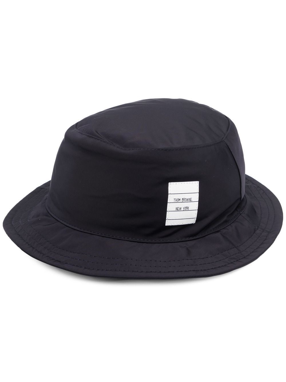 logo-patch bucket hat - 1