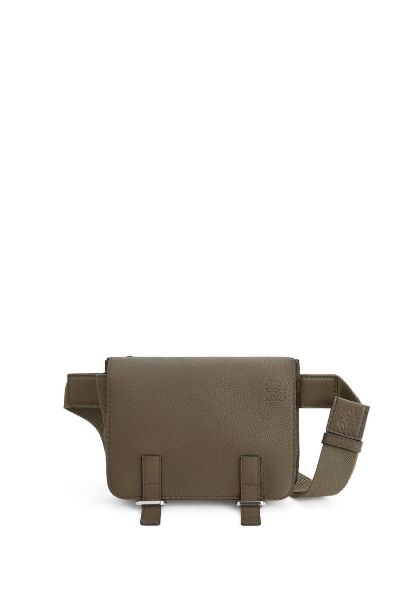 Military bumbag in soft grained calfskin 1