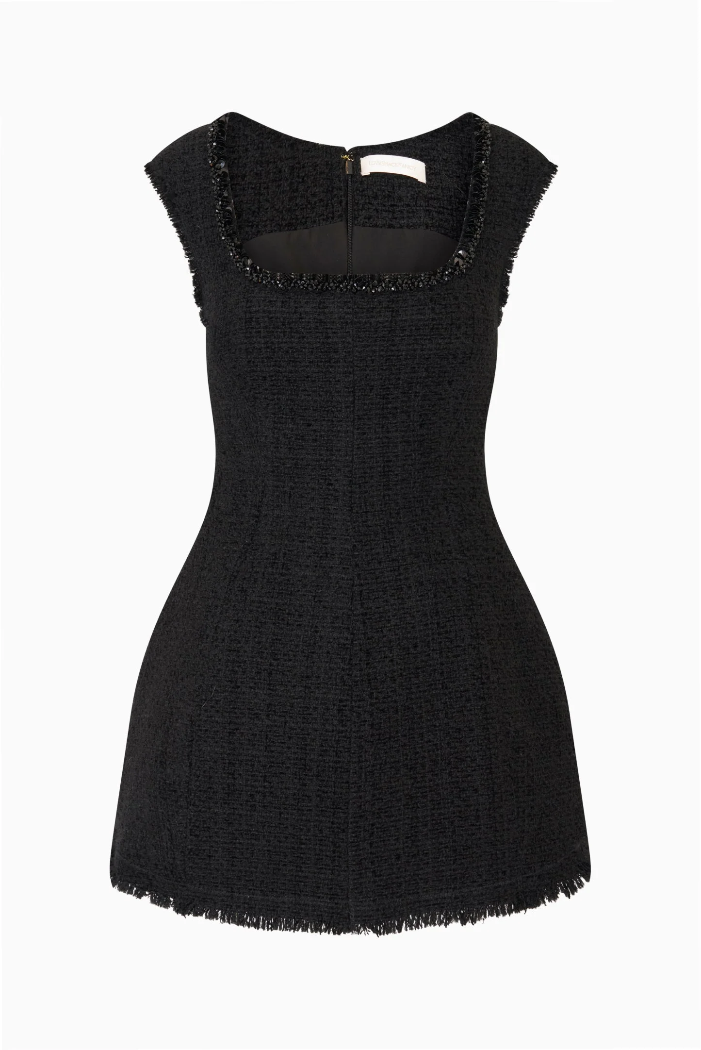 Latasha Embellished Tweed Mini Dress - 1