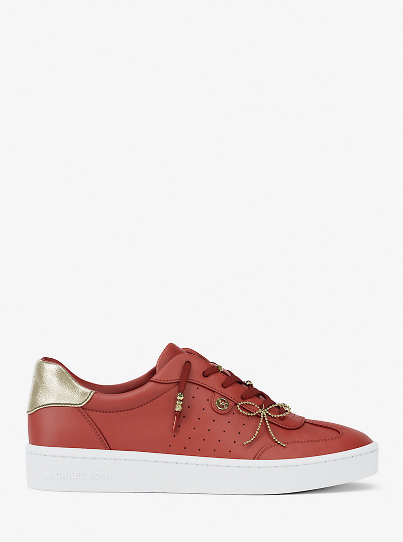 Scotty Embellished Leather Sneaker 3