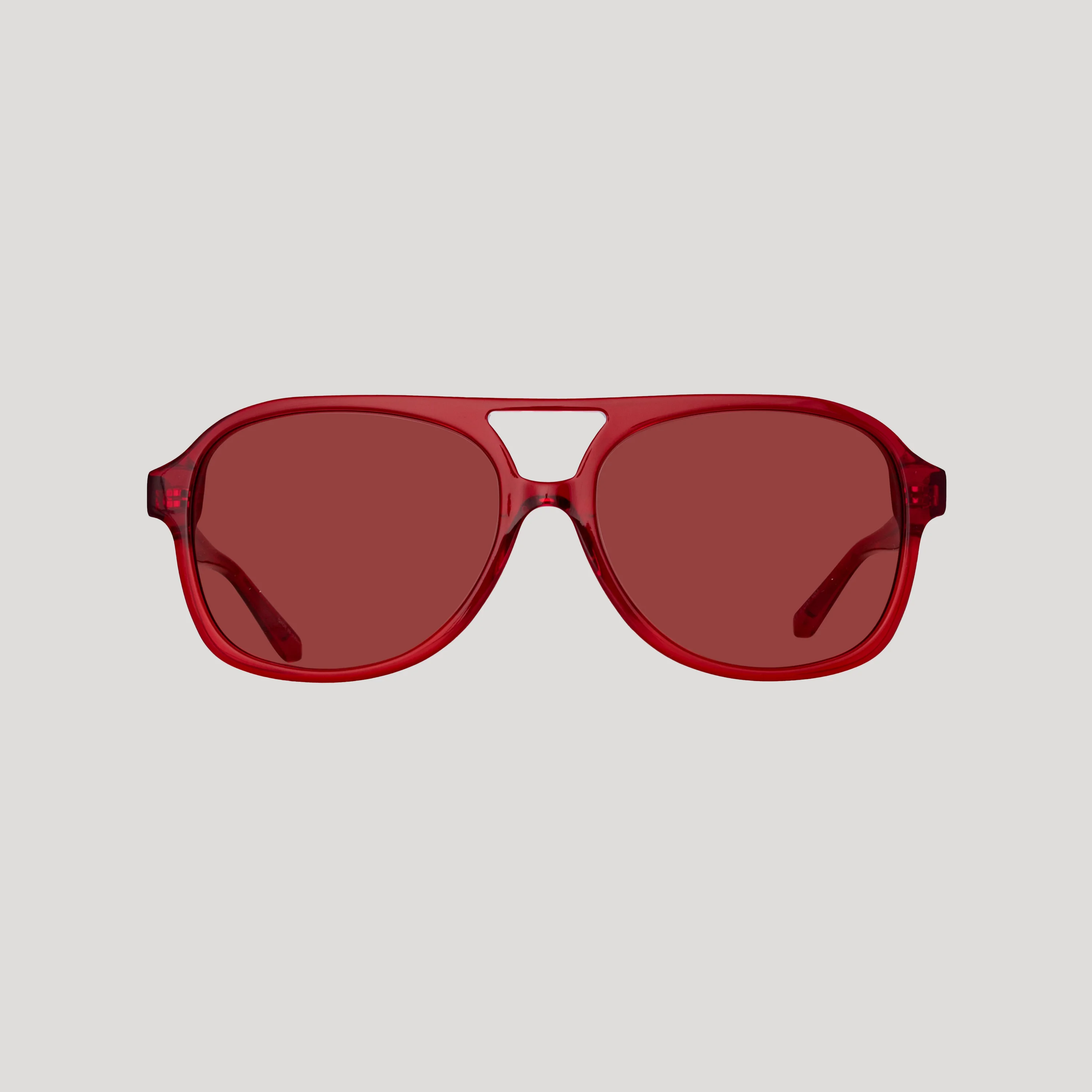Aviator Sunglasses in Red - 1