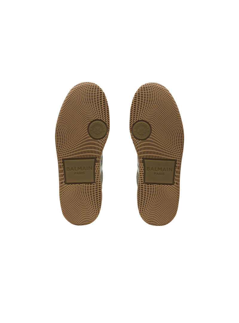 Suede Balmain Swan trainers 4