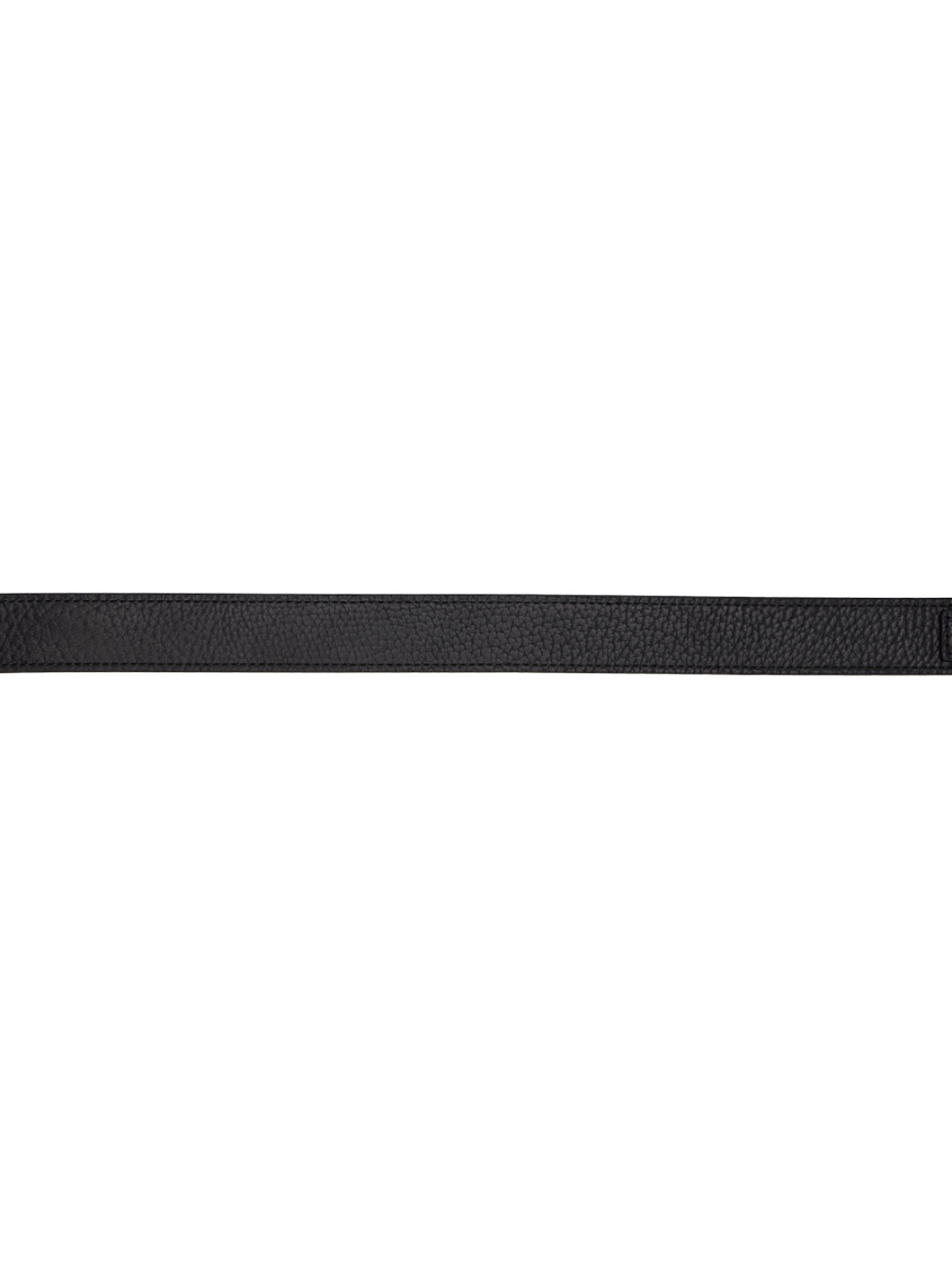 Black Minimal Western Belt - 2