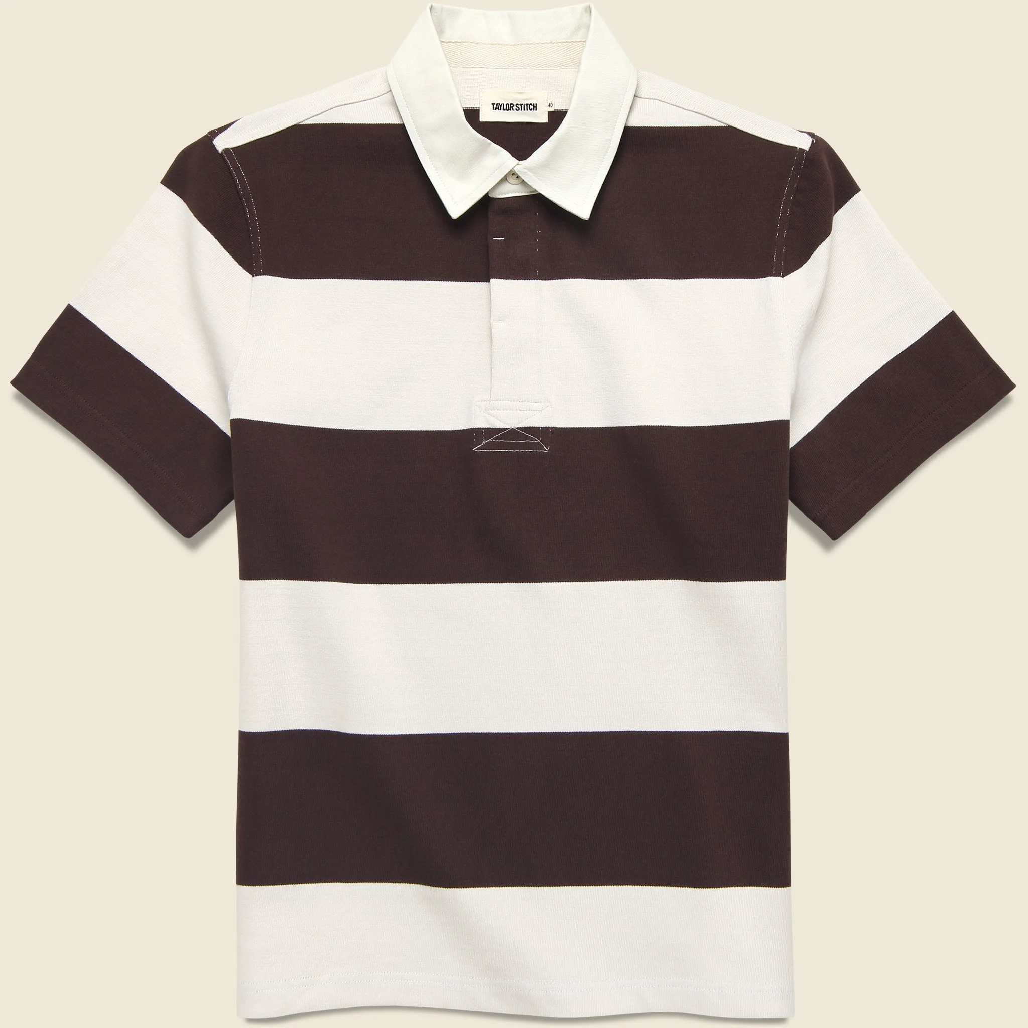 Rugby Shirt - Port Stripe - 1