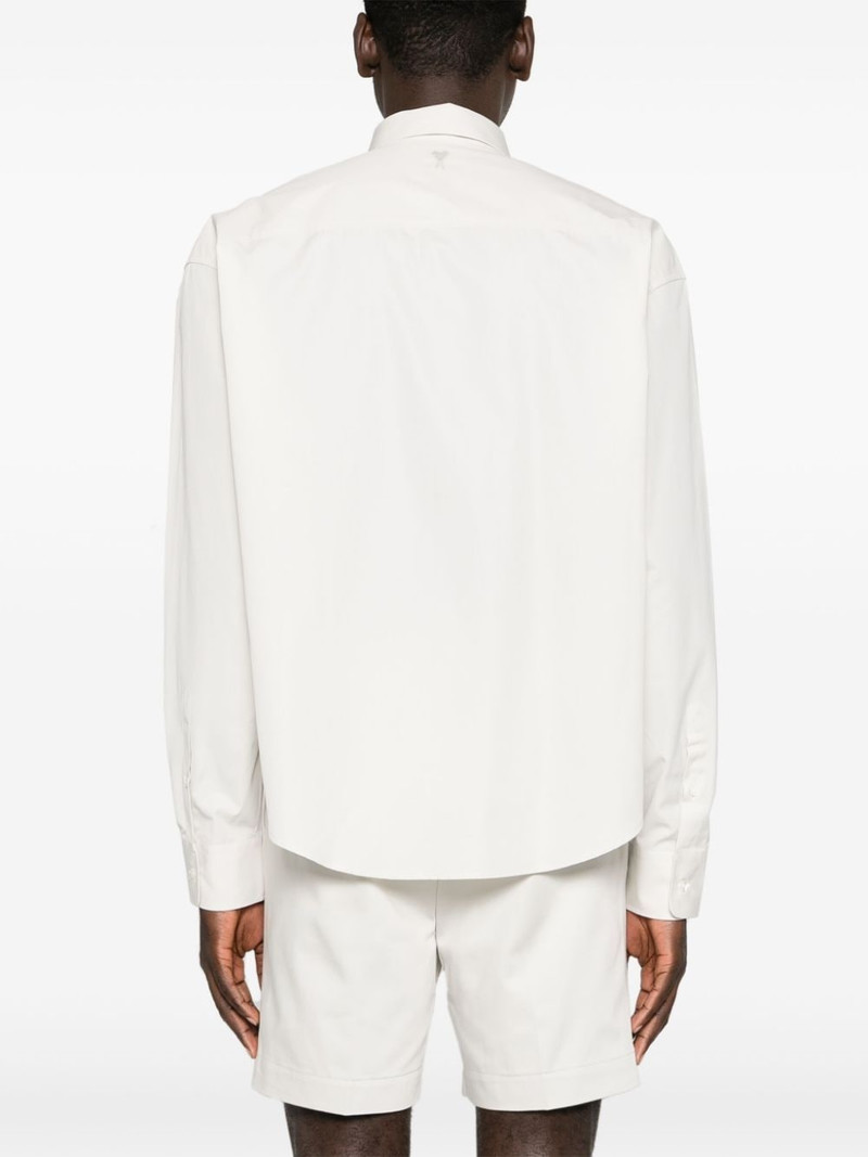 Ami de Coeur-embroidered Poplin 셔츠 5