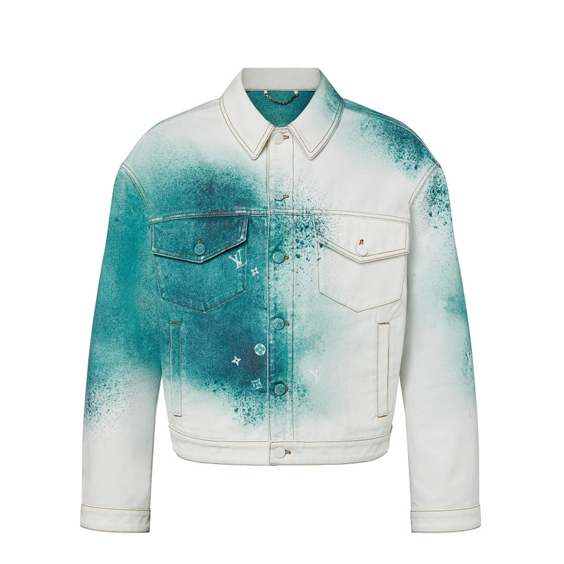 LV Spray Denim Jacket - 1
