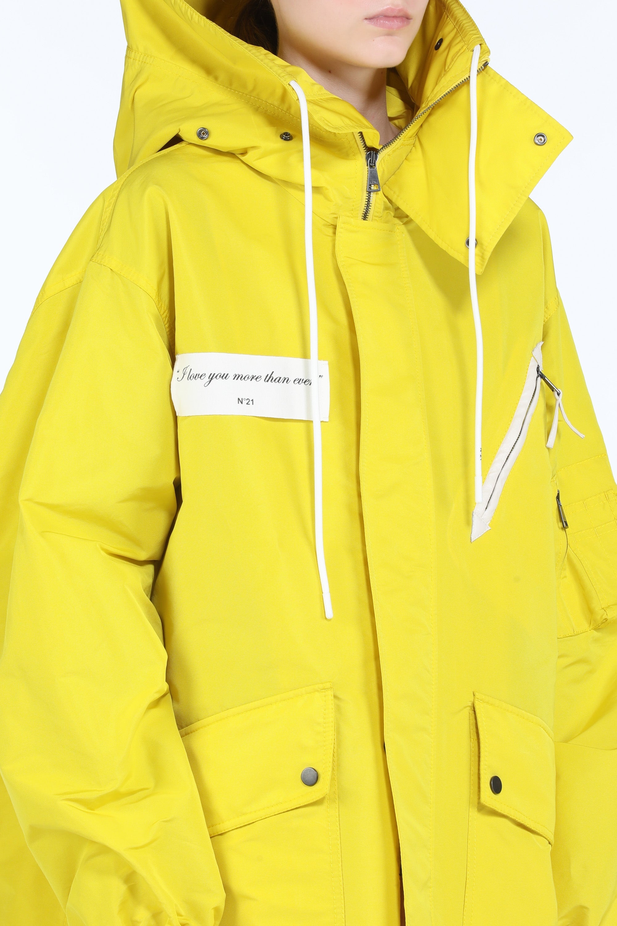DRAWSTRING HOODED JACKET - 5
