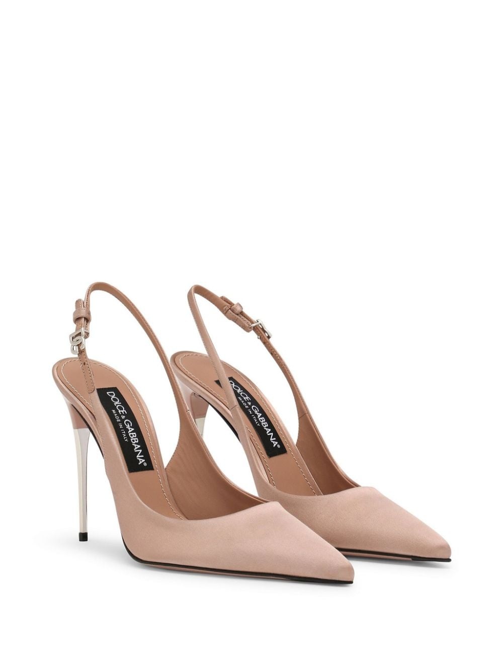 slingback leather pumps - 2