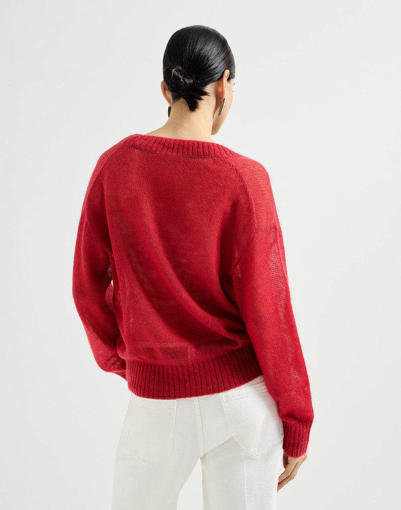 Virgin wool and mohair sweater 3