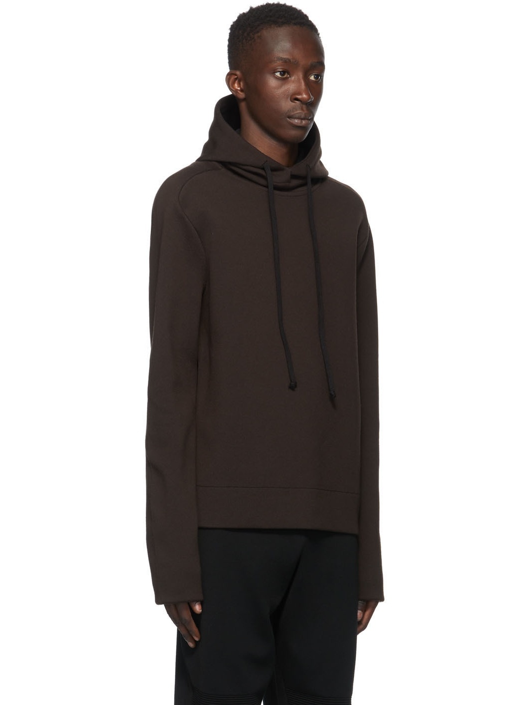 Brown Double-Face Hoodie - 2