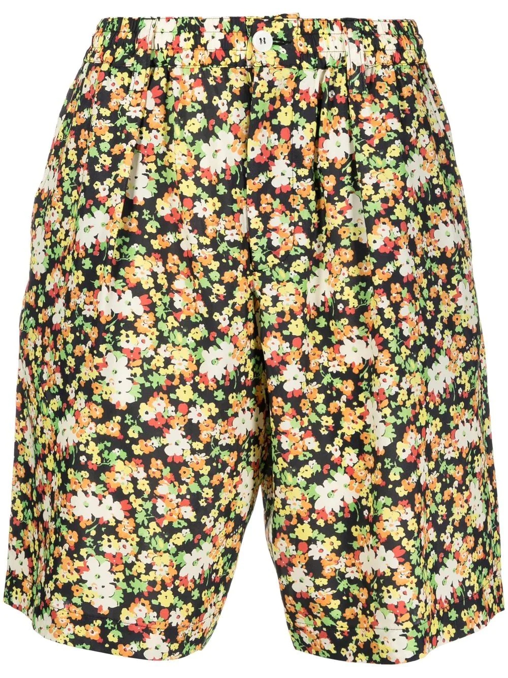 floral-print bermuda shorts - 1