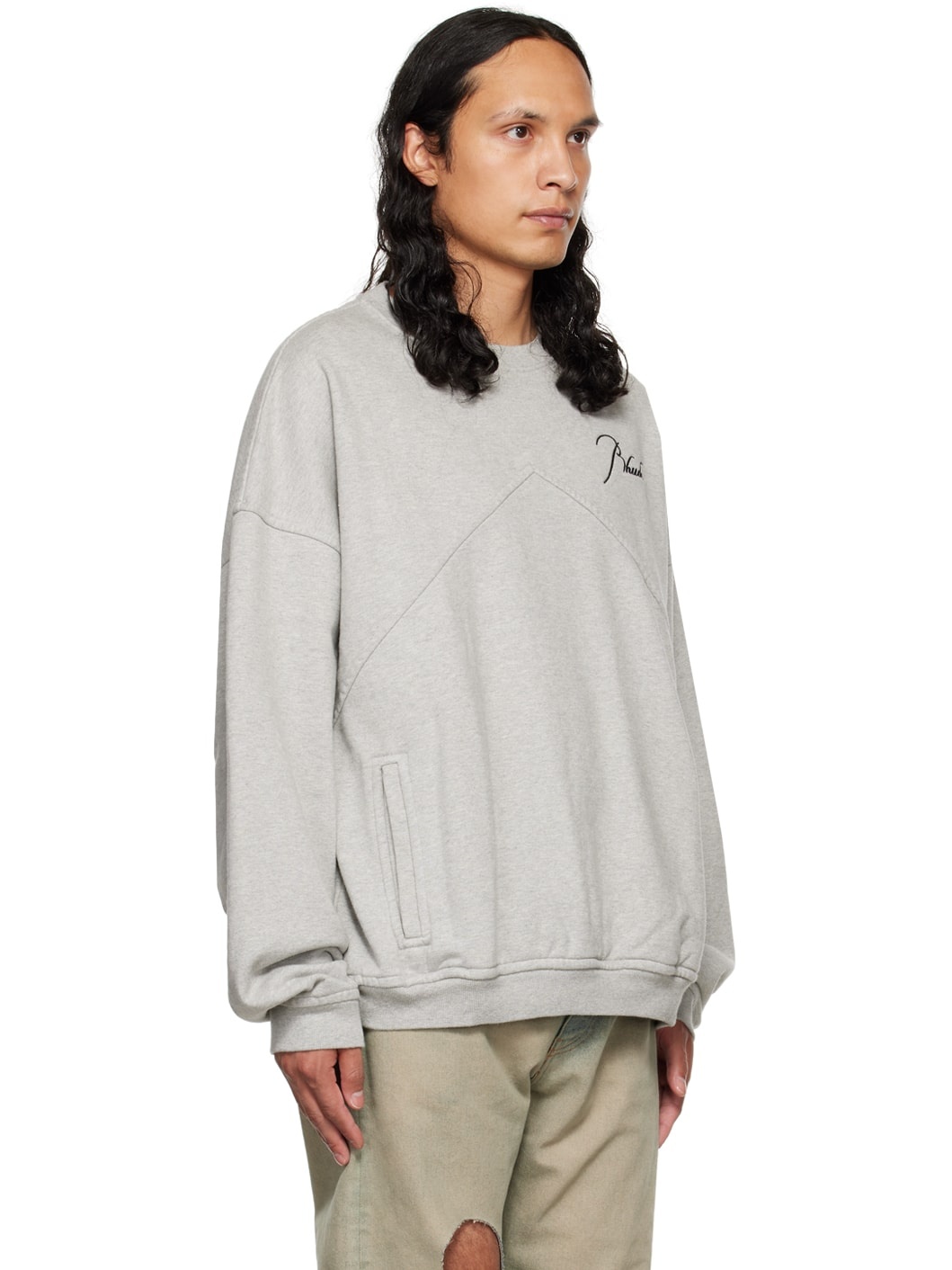 Gray Crewneck Sweatshirt - 2